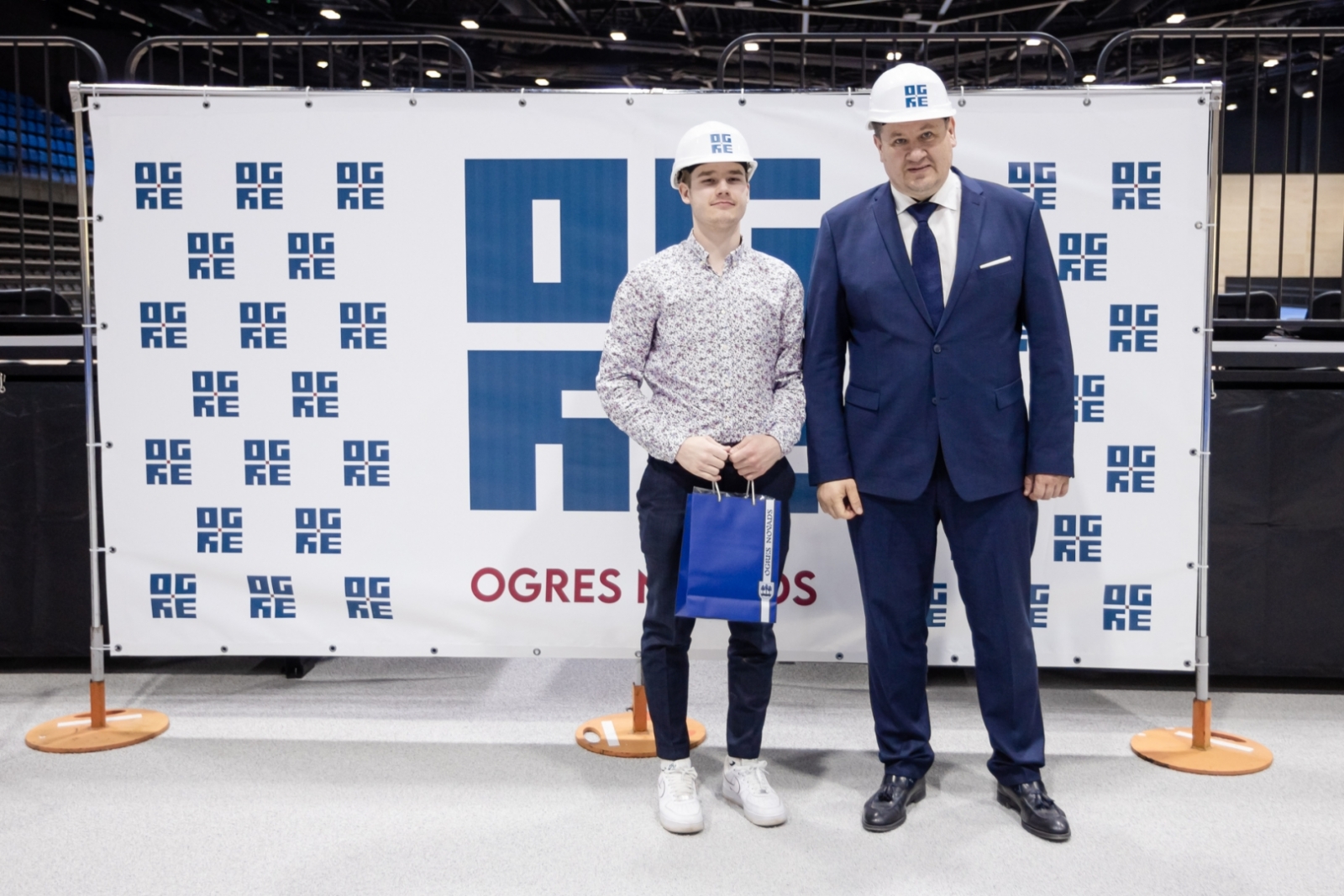 Lielvārdes florbola komandas pieņemšana Ogrē. 27.04.2023.