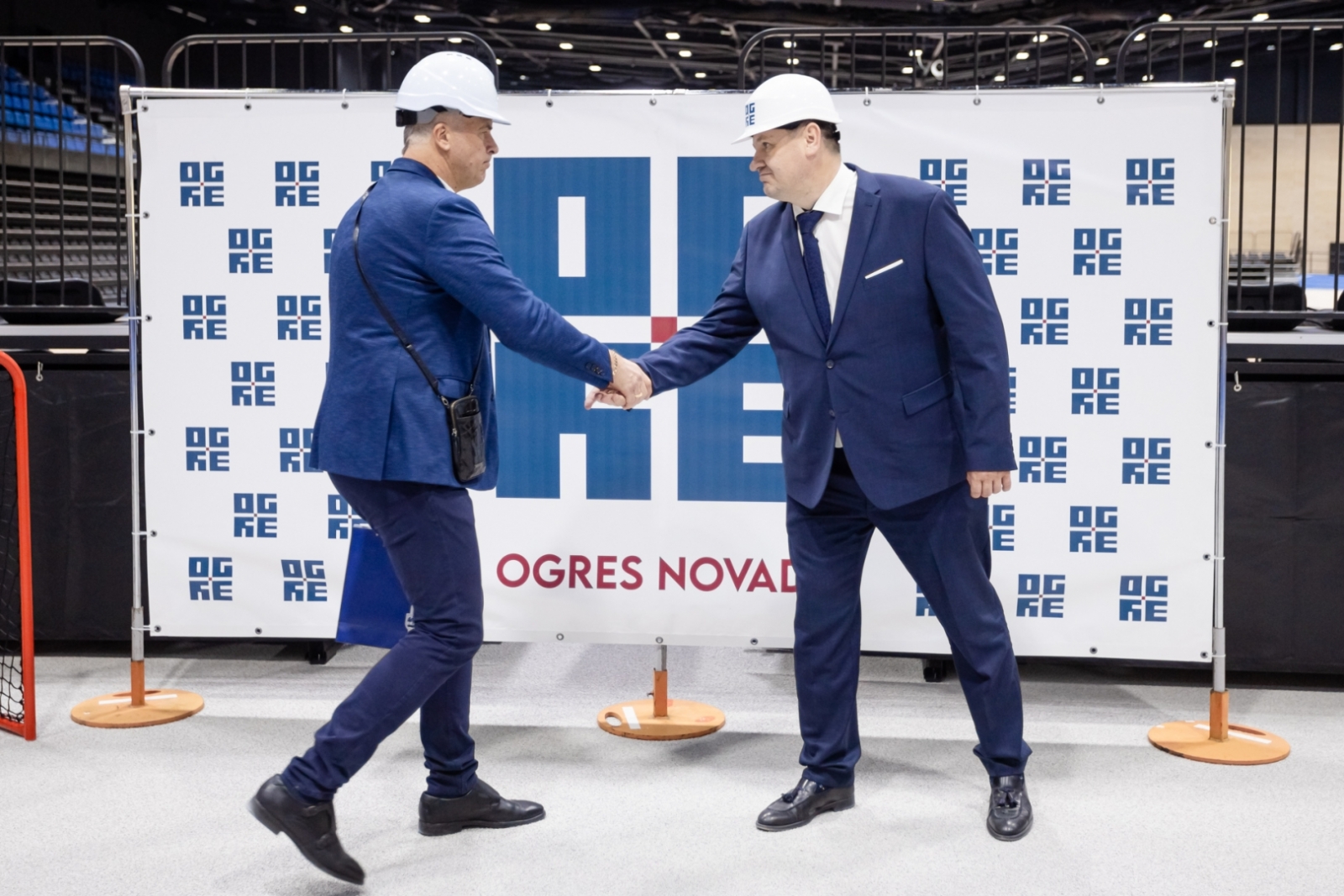 Lielvārdes florbola komandas pieņemšana Ogrē. 27.04.2023.