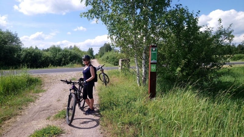 Projekts Greenways - riteņbraucēja