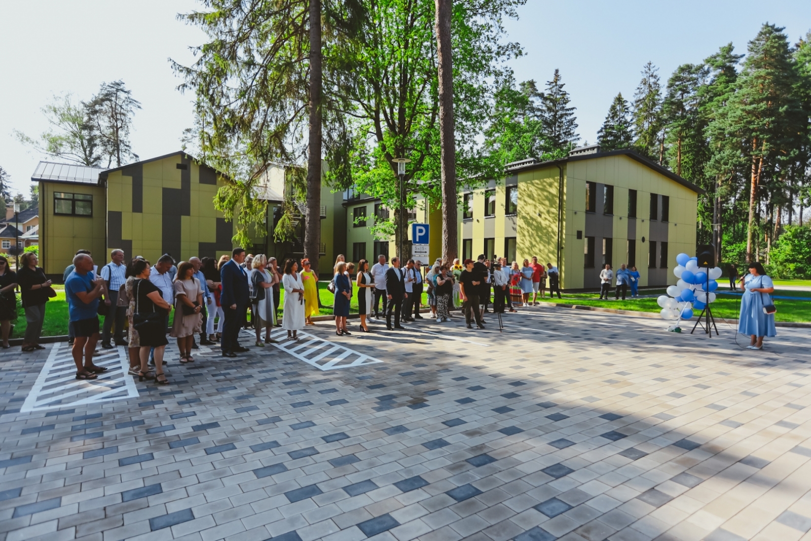 Atklāta sociālo pakalpojumu ēka Ogrē