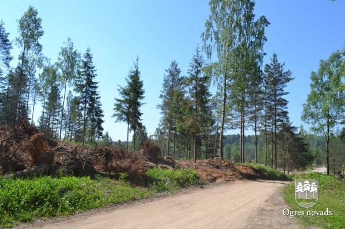 Jaunās kapsētas izbūves darbi