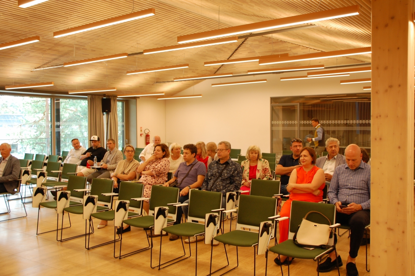 Latvijas Būvinženieru savienības valde pulcējas izbraukuma sēdē Ogrē. 23.08.2023.