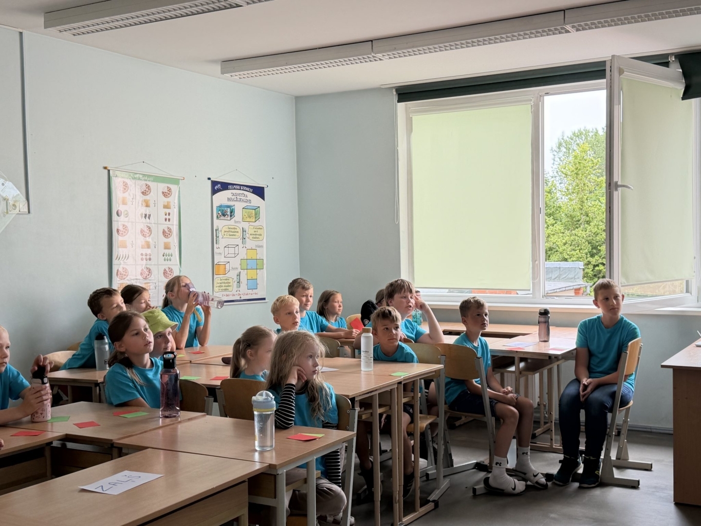 Viena no četrām Oveselība un SIA Brightness organizētajām bērnu diennakts vasaras nometnēm “Vesels. Aktīvs. Priecīgs”, kas šovasar norisinājās Ogresgala pamatskolā