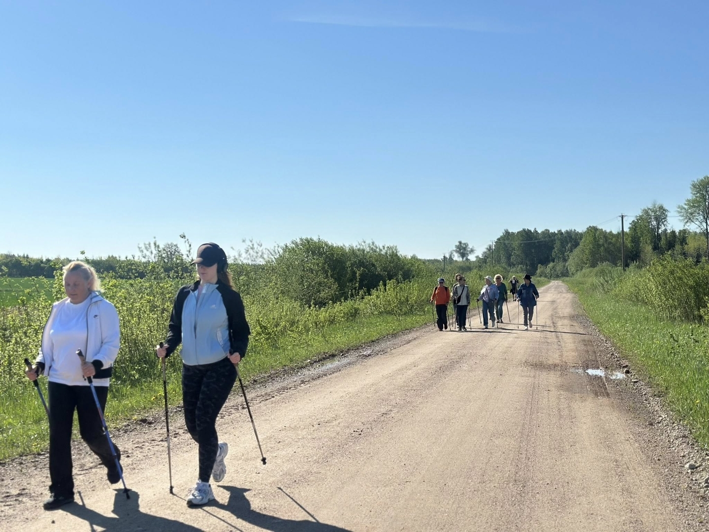 Oveselība nūjošanas pārgājienu cikla “Iepazīsti Ogres novadu!” 2. pārgājiens Lauberē