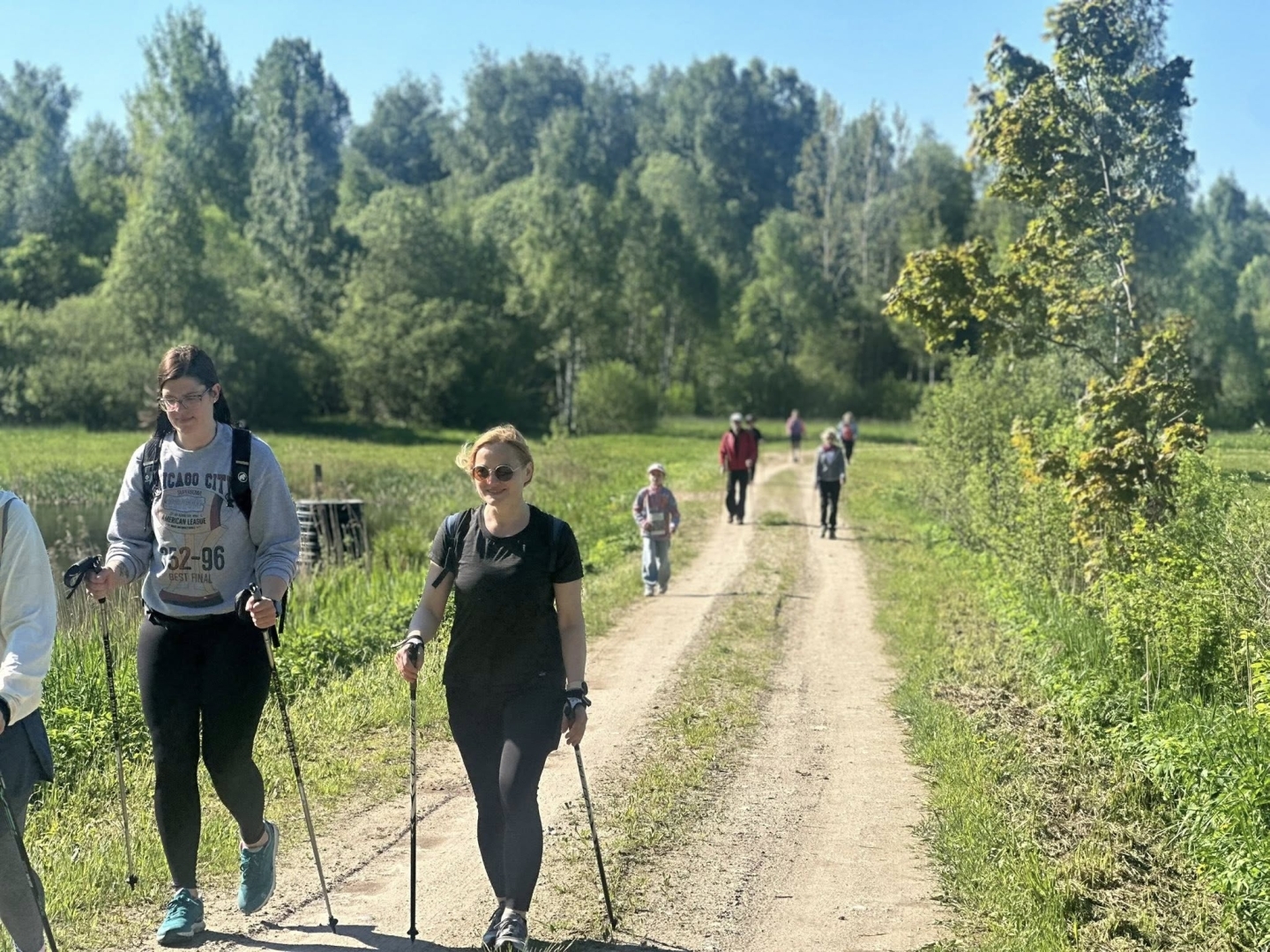 Oveselība nūjošanas pārgājienu cikla “Iepazīsti Ogres novadu!” 2. pārgājiens Lauberē