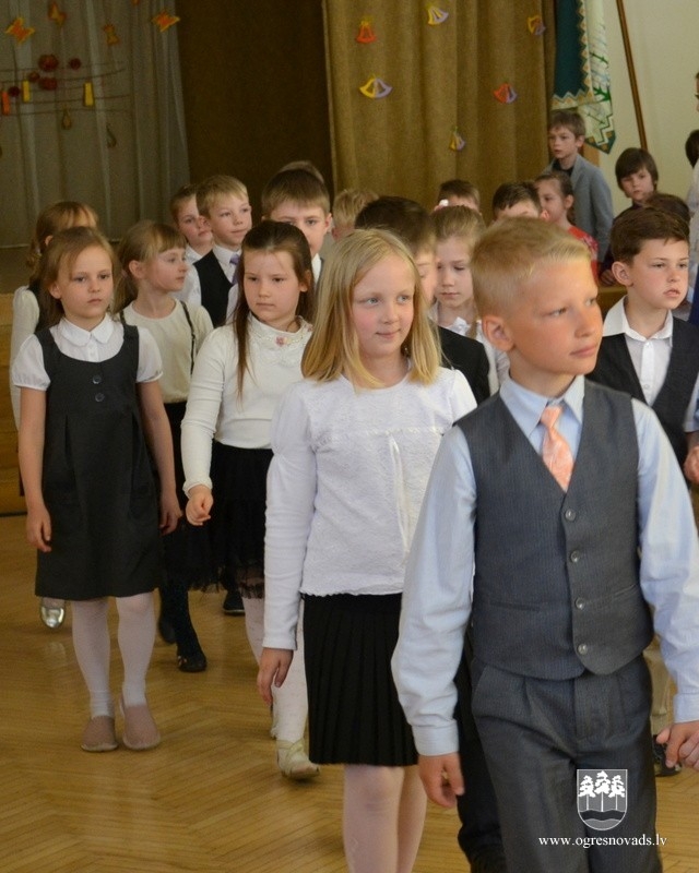 Pēdējais zvans Ogres 1.vidusskolā