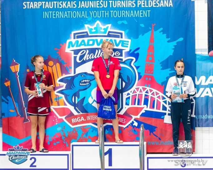 Peldēšanas klubam “Ogre” augsti sasniegumi starptautiskā turnīrā (31.08.2020.)