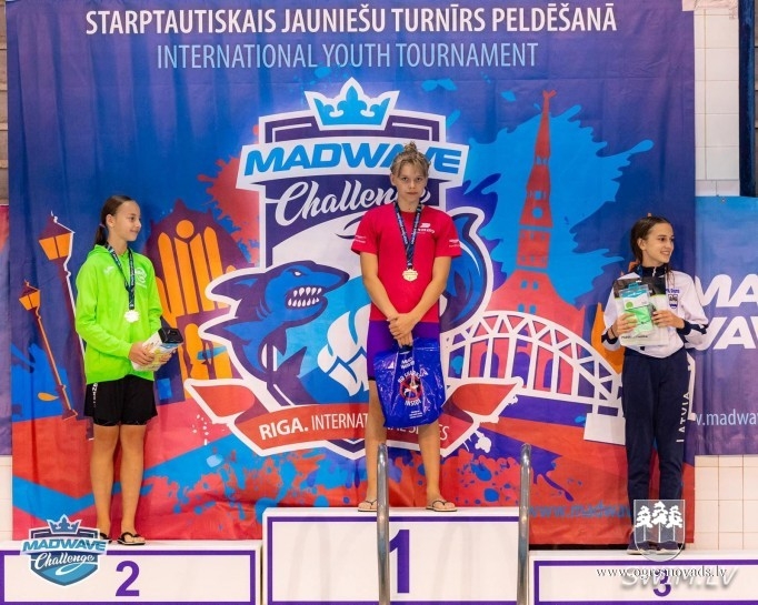 Peldēšanas klubam “Ogre” augsti sasniegumi starptautiskā turnīrā (31.08.2020.)