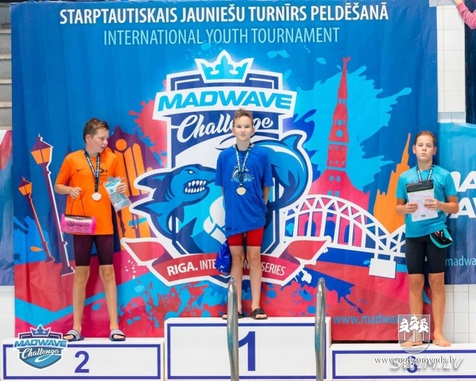Peldēšanas klubam “Ogre” augsti sasniegumi starptautiskā turnīrā (31.08.2020.)