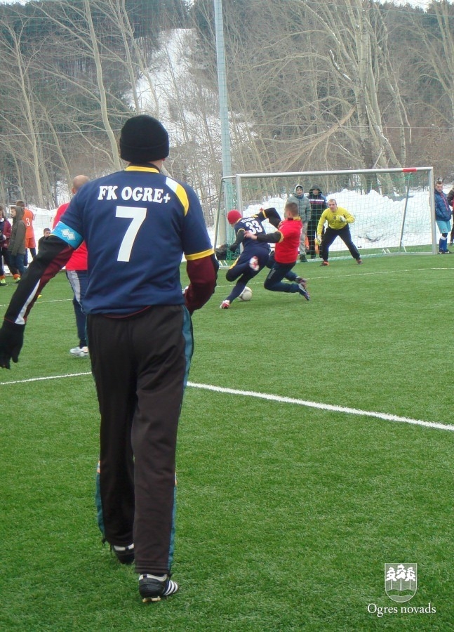 „FK Ogre” futbolisti Lietuvā
