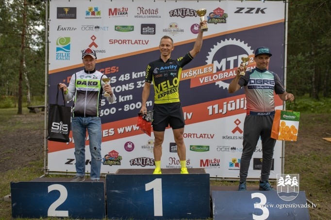 Ar ļoti kuplu dalībnieku skaitu aizvadīts Ikšķiles MTB velobrauciens