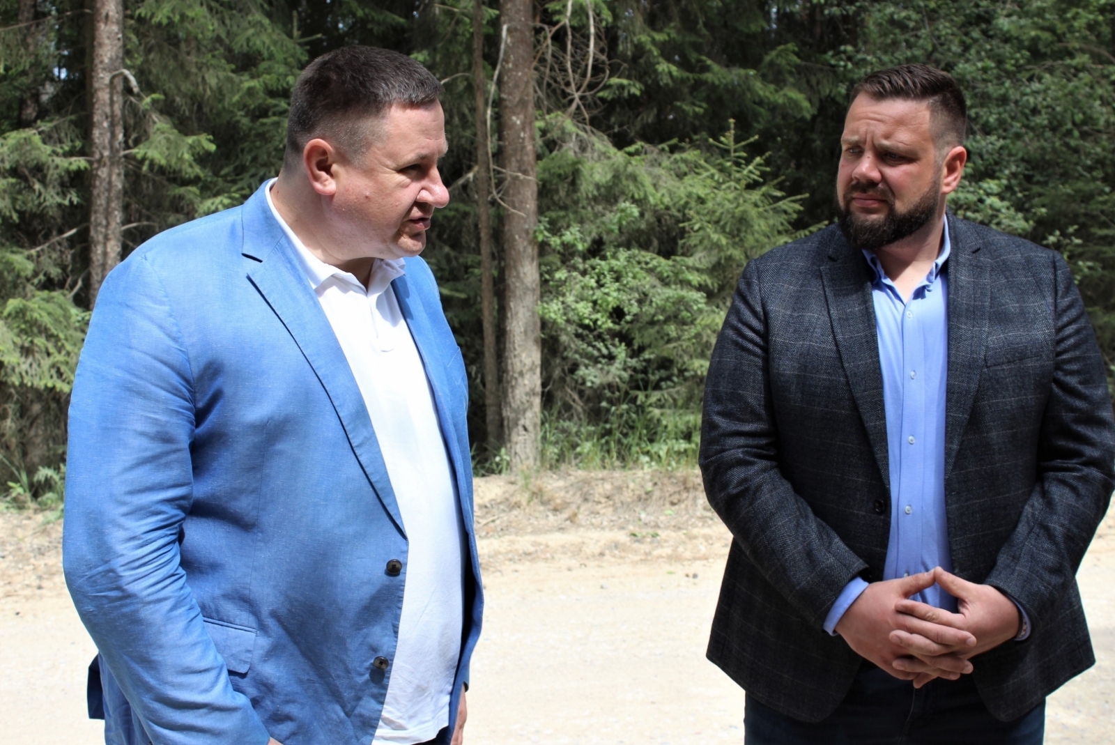 Satiksmes ministra J.Vitenberga vizīte Ogres novadā. 29.05.2023. 