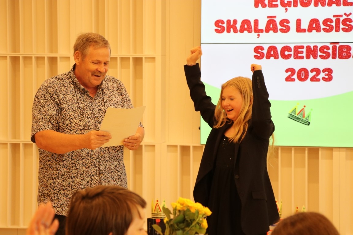 Skaļās lasīšanas konkursa reģionālais fināls OCB. 25.06.2023.