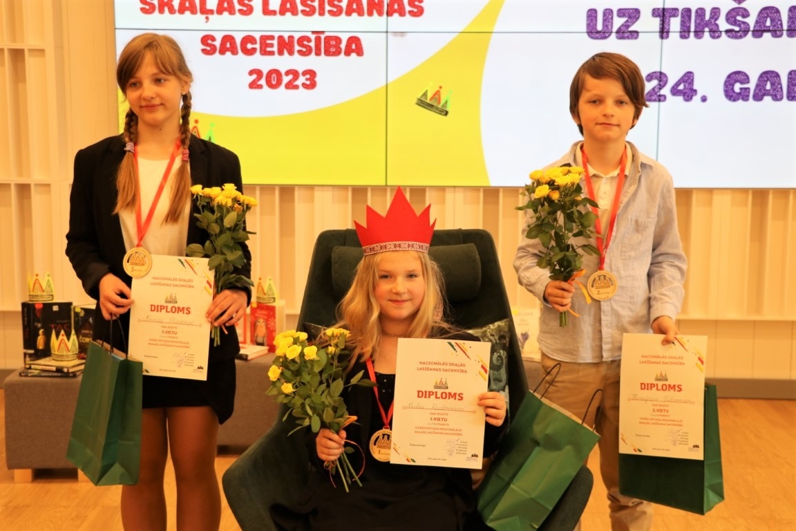 Skaļās lasīšanas konkursa reģionālais fināls OCB. 25.06.2023.