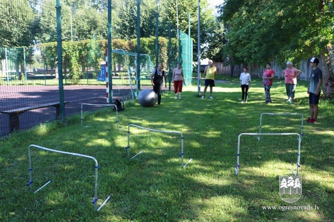 Aizritējusi Ogres invalīdu biedrības rīkotā sporta diena (17.08.2020.)