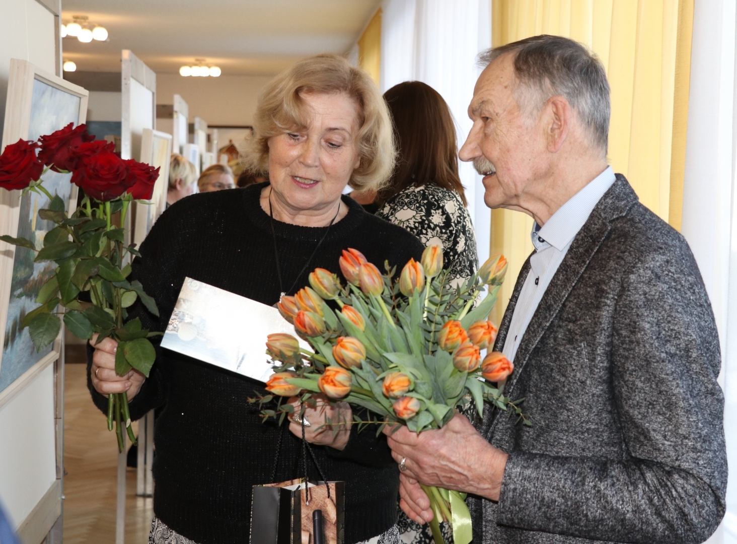 Andris Linde, izstāde "Tepat līdzās" Suntažos 16.03.2023.