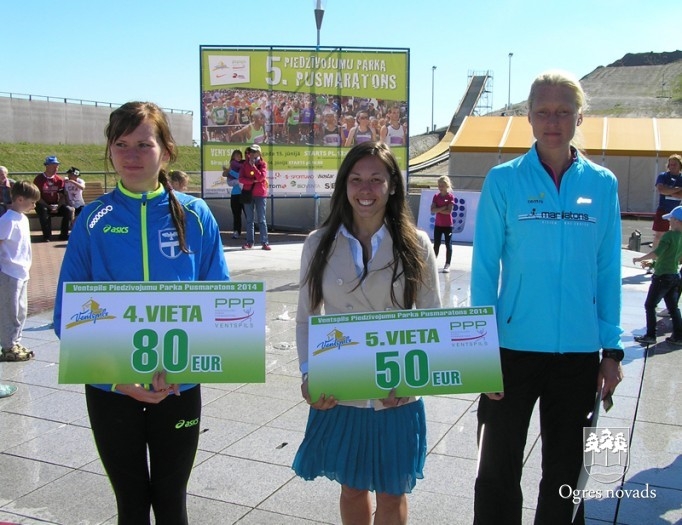 Trīs ogrēnieši Ventspils pusmaratona labāko sešiniekā