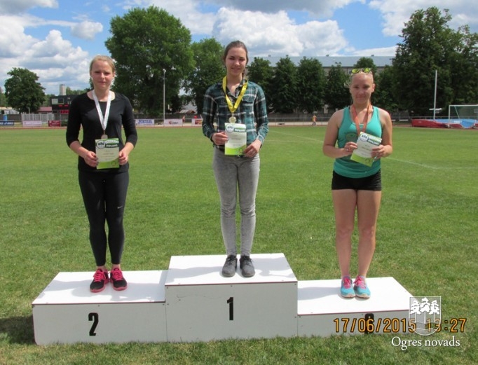 Ogres novada atklātās sacensības vieglatlētikā U16 17.06.2015.