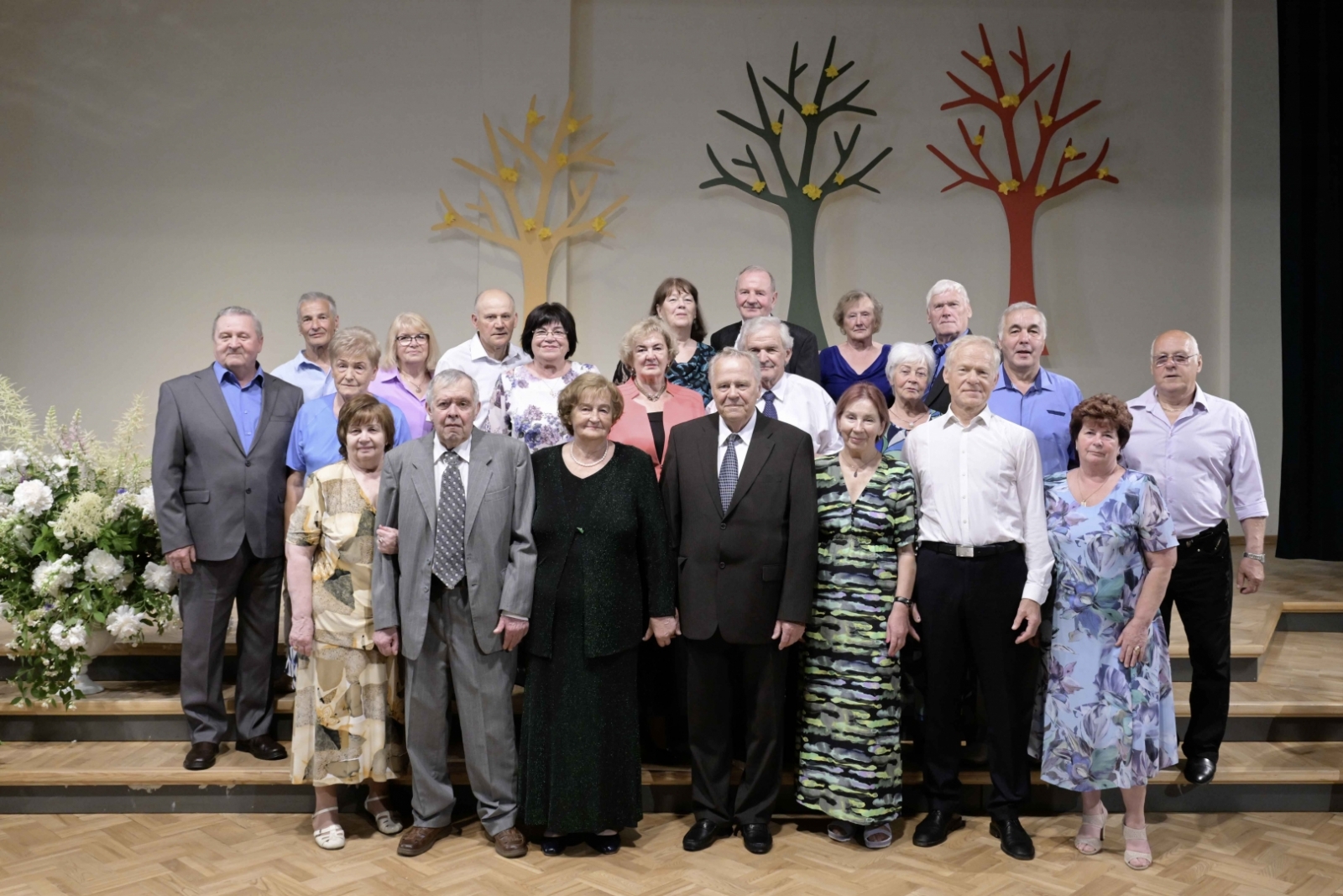 Ogres novada Zelta kāzu pāru kopbilde 31.05.2024