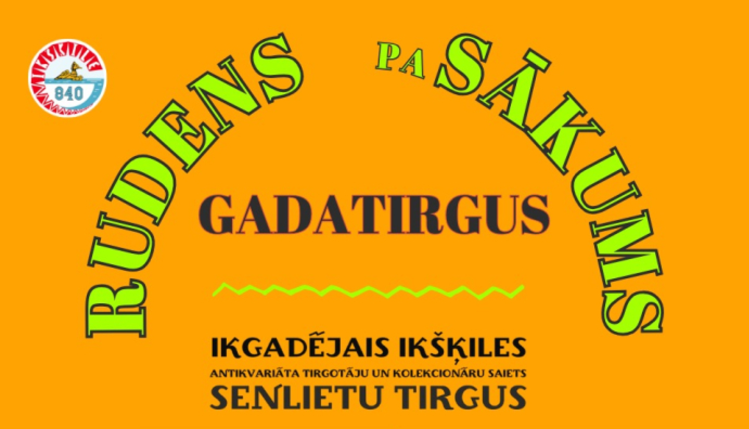 RUDENS paSĀKUMS 6. septembrī no 9.00 Ozoliņa skvērā
