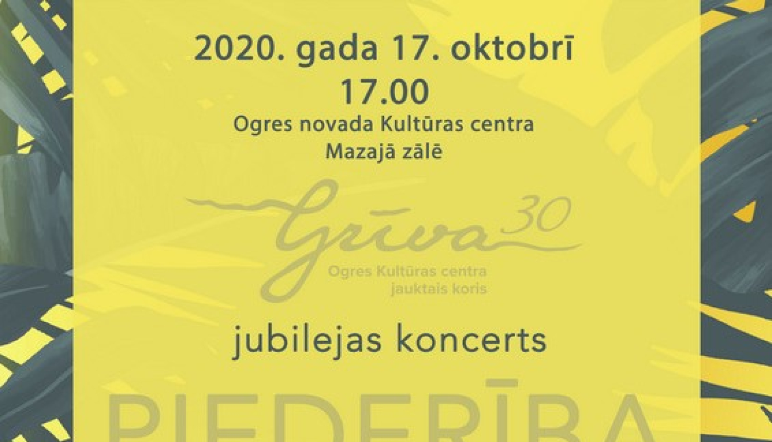 Jauktais koris "Grīva" aicina uz 30 gadu jubilejas koncertu "Piederība"