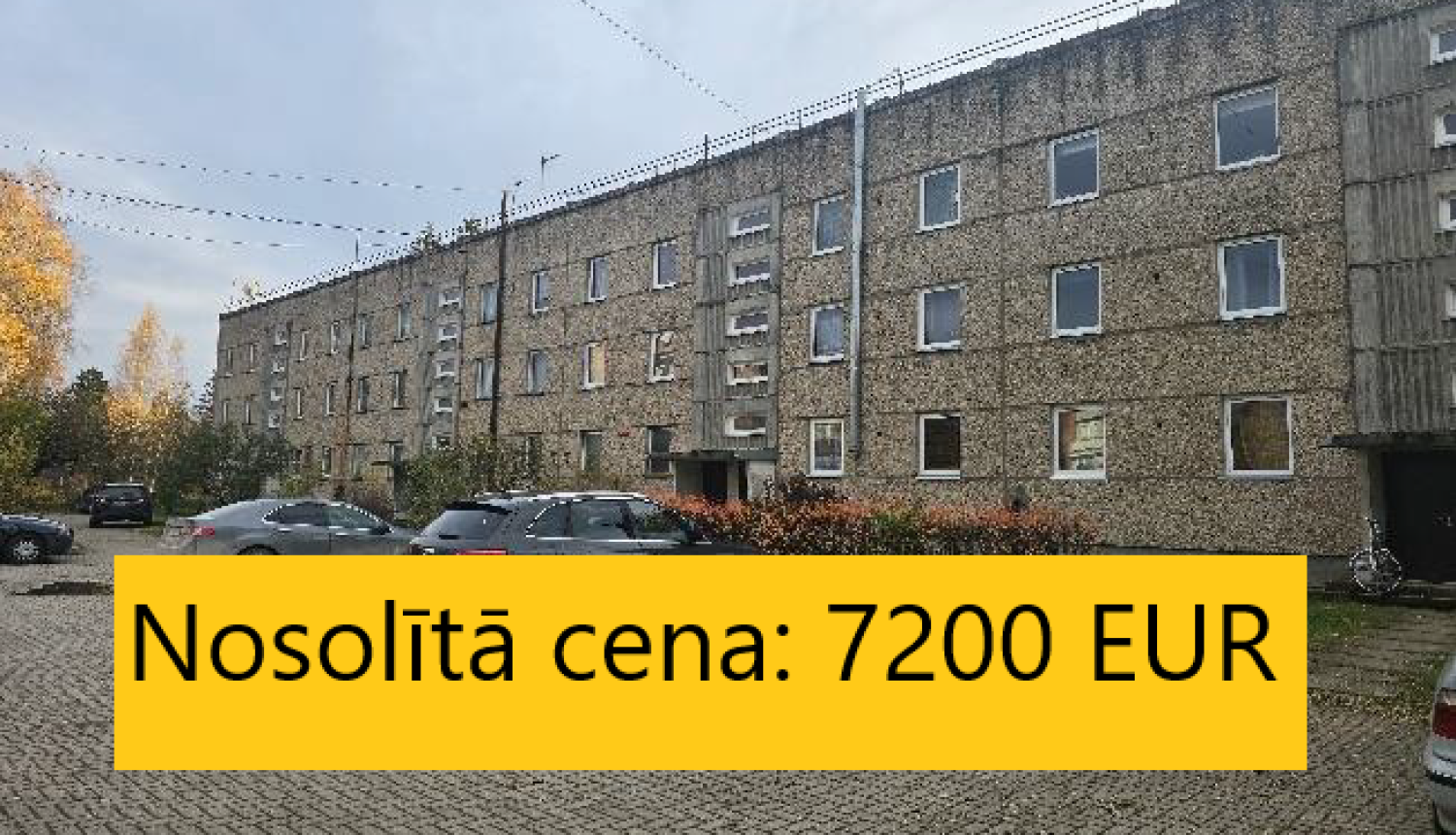 Nosolīts īpašums "Bērzi 20" Lēdmanes pagastā. Nosolītā cena 7200 eiro
