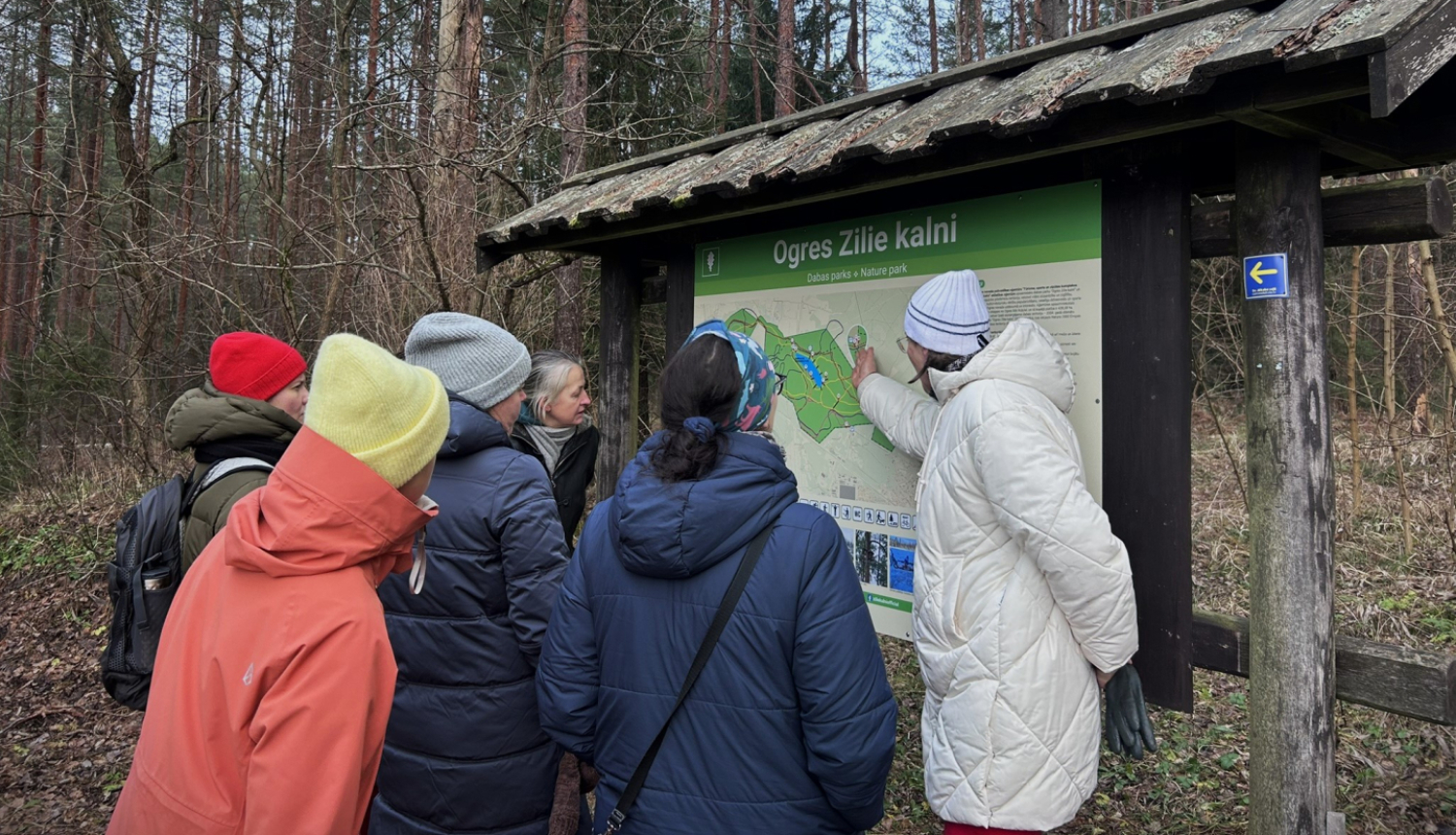 Vidzemes plānošanas reģions pieredzes apmaiņas pasākumā Ogres Zilajos kalnos projekta ietvaros