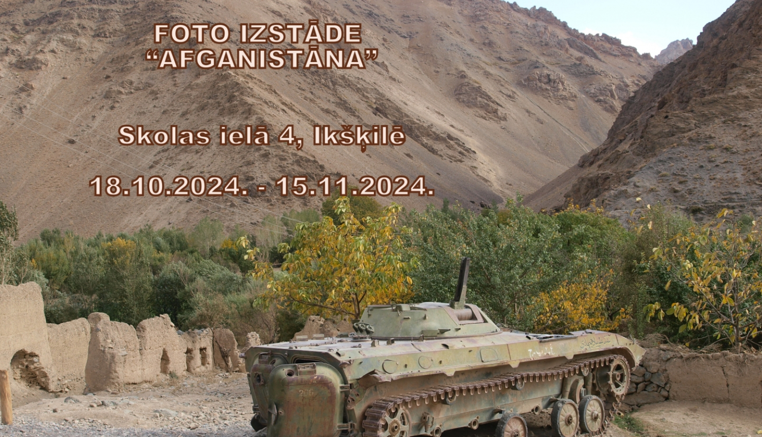Tanks starp kalniem