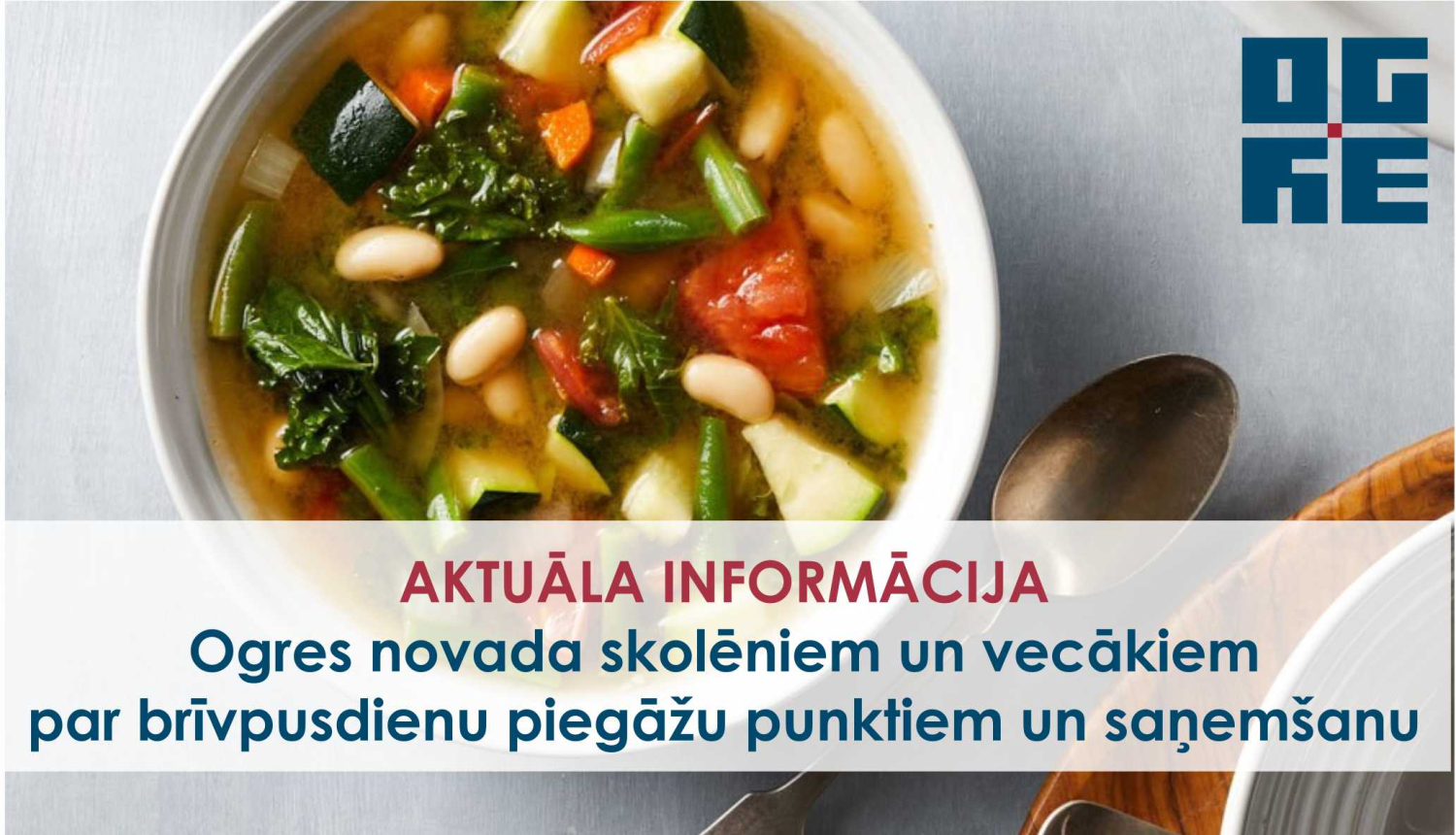 Aktuālā informācija par skolēnu pusdienu saņemšanu