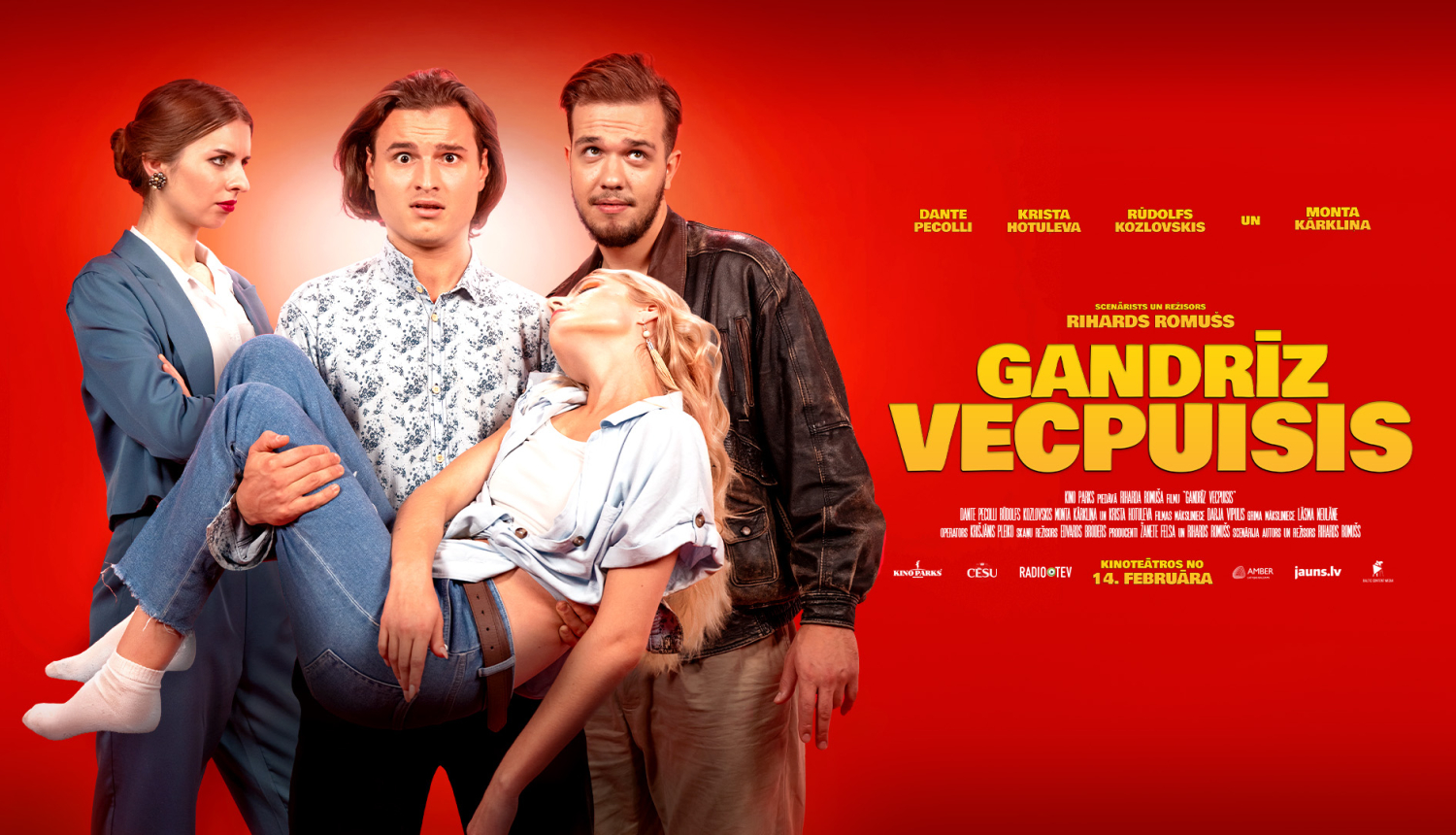 Spēlfilma GANDRĪZ VECPUISIS plakāts 