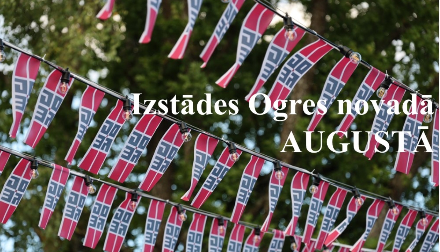 Izstādes Ogres novadā augustā