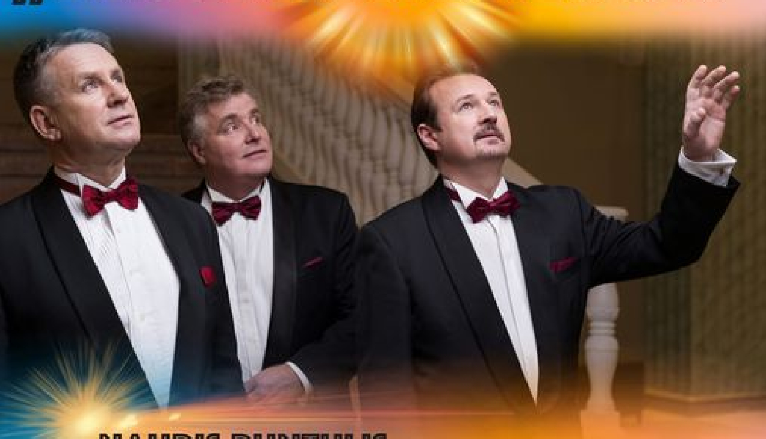 Koncerts "Trīs Latvijas tenori" Madlienā plakāts