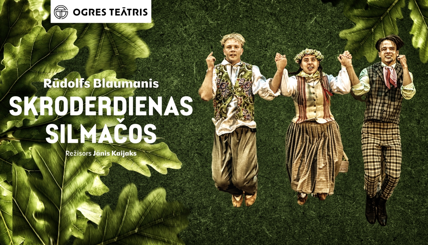Ieskandinot vasaras saulgriežu laiku, 13. jūnijā plkst. 19:00 Taurupes brīvdabas estrādē bez maksas būs skatāma Ogres teātra izrāde “Skroderdienas Silmačos”. 