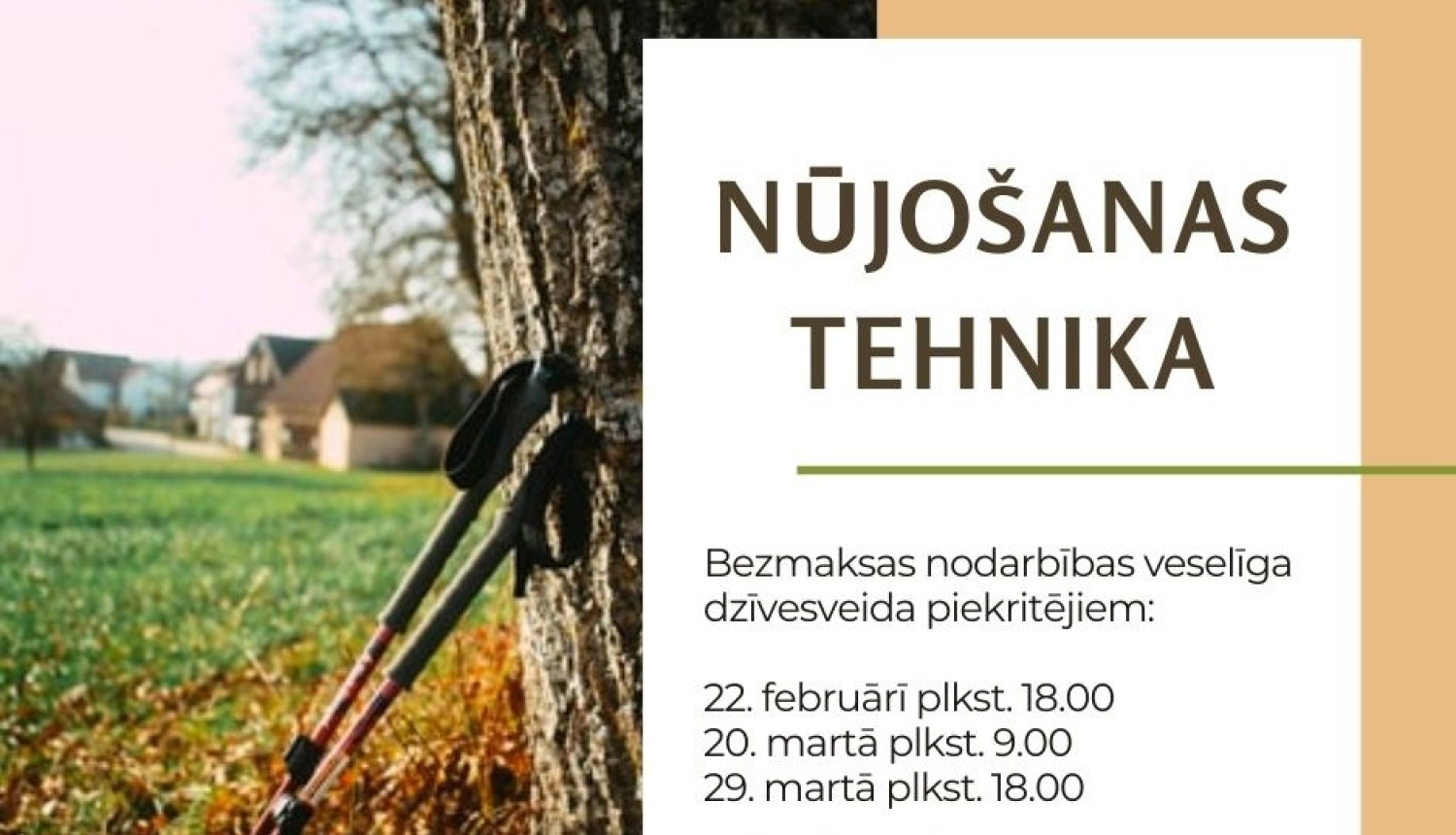 Nūjošanas nodarbības iesācējiem