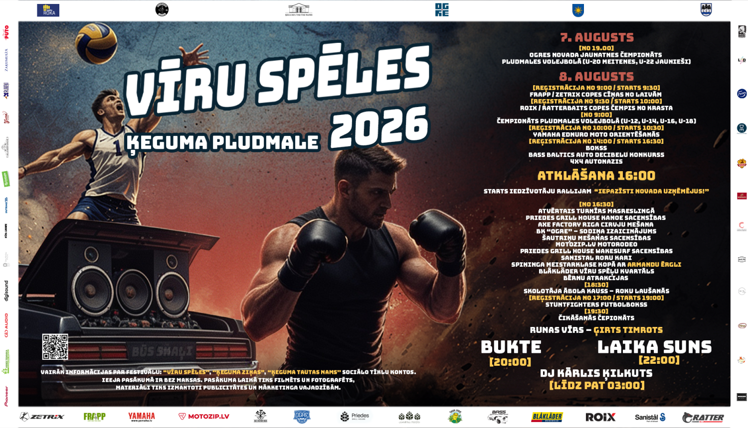 Vīru spēles 2026 Ķegumā 2026. gada 7. un 8. augustā