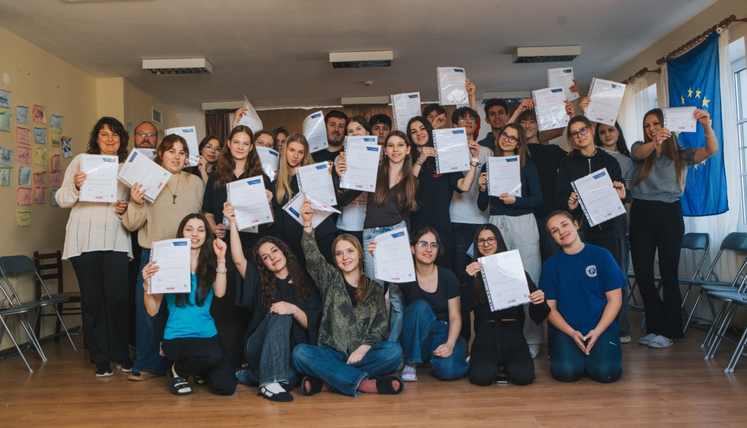 Noslēdzies Erasmus+ jauniešu apmaiņas projekts “Harmony of the Body”. Dalībnieku kopbilde