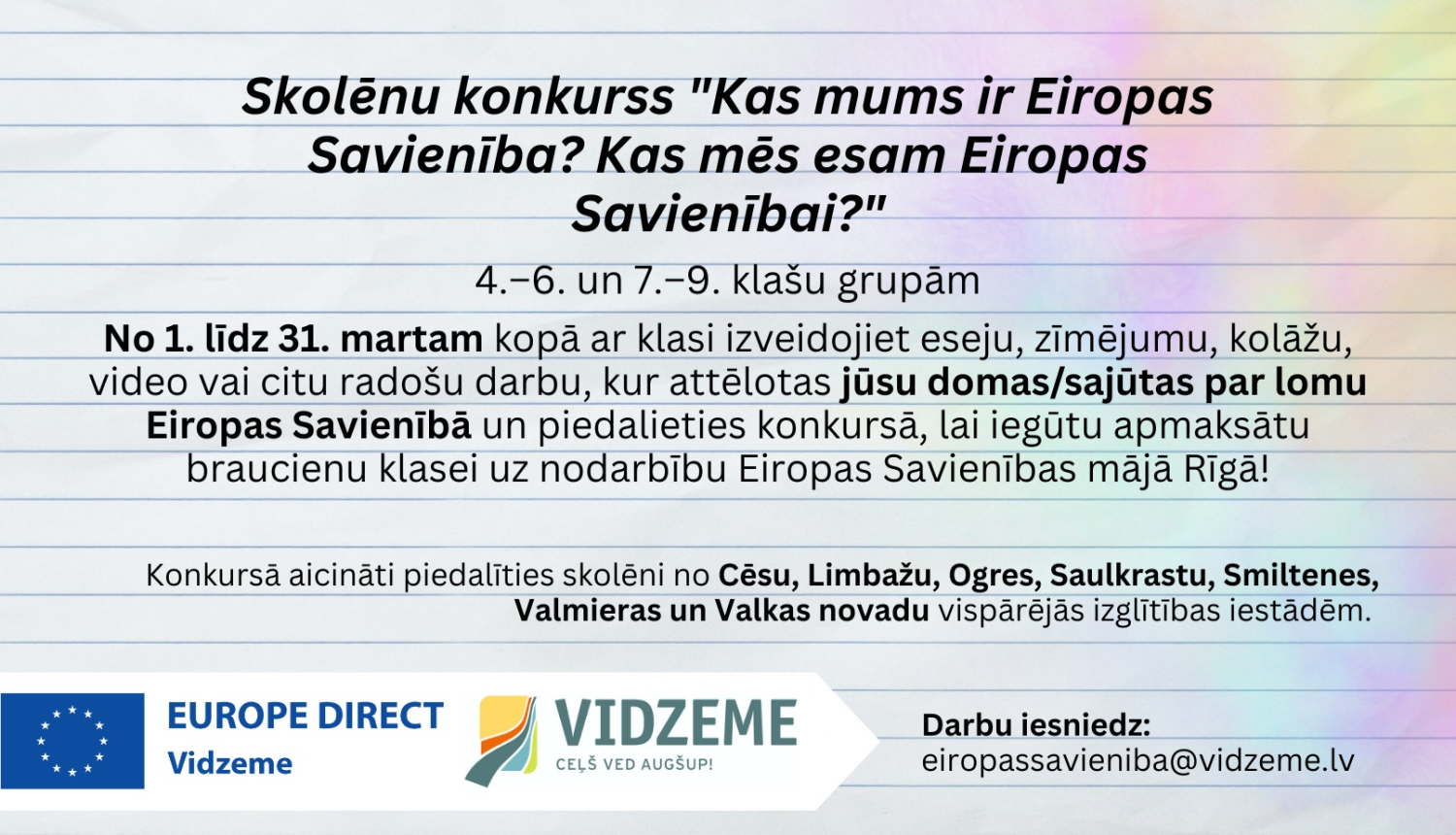 Konkurss kas mums ir ES 03.2023