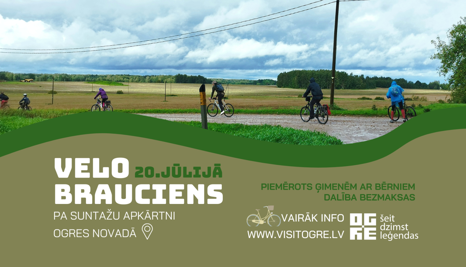 Afiča velobraucienam pa Suntažu apkārtni