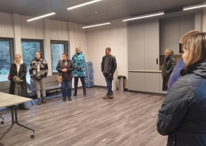 Brauciena dalībnieki SIA “Rīgas meži” vides izglītības centra “EkVidO2” telpās