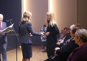 Projektu īstenotāju sveikšana