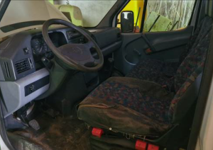 Transportlīdzekļa – autobusa Mercedes-Benz Sprinter 312, VRN HK4909 – izsole. Salons