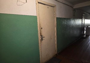 Nekustamā īpašuma – “Kadiķi”-6, Madliena, – izsole. Ieejas durvis dzīvoklī
