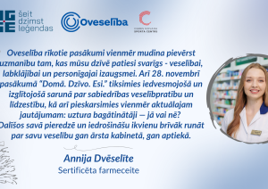 Aicinājums piedalīties Oveselība organizētā pasākumā “DOMĀ.DZĪVO.ESI.”