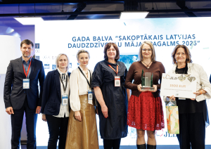 Latvijas sakoptākā pagalma konkursā šogad triumfē Ogres novads un pilsēta