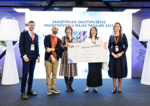 Latvijas sakoptākā pagalma konkursā šogad triumfē Ogres novads un pilsēta