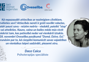 Aicinājums piedalīties Oveselība organizētā pasākumā “DOMĀ.DZĪVO.ESI.”