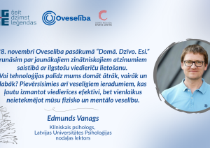 Aicinājums piedalīties Oveselība organizētā pasākumā “DOMĀ.DZĪVO.ESI.”