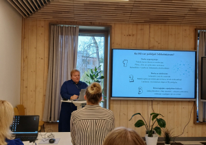20.oktobrī Ogres Centrālajā bibliotēkā pulcējās Ogres novada skolu bibliotēku bibliotekāri, lai piedalītos profesionālās pilnveides seminārā.