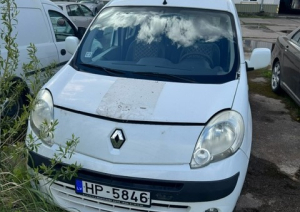 Kustamās mantas - automašīnas Renault Kangoo ar valsts reģistrācijas numuru HP5846 otrā atsavināšanas izsole