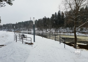 Pabeigta aizsargdambja pārbūve Brīvības ielā